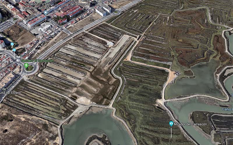 San Fernando urge a intervenir ya en nueve de sus 25 salinas ante el mal estado de su “defensa natural” frente a la subida del nivel del mar