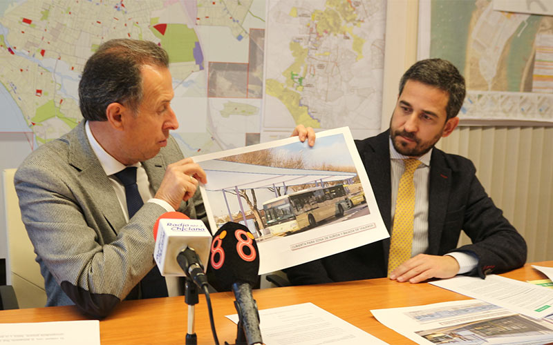 Cubrir la estación de autobuses de Chiclana sale más caro que la obra del propio apeadero