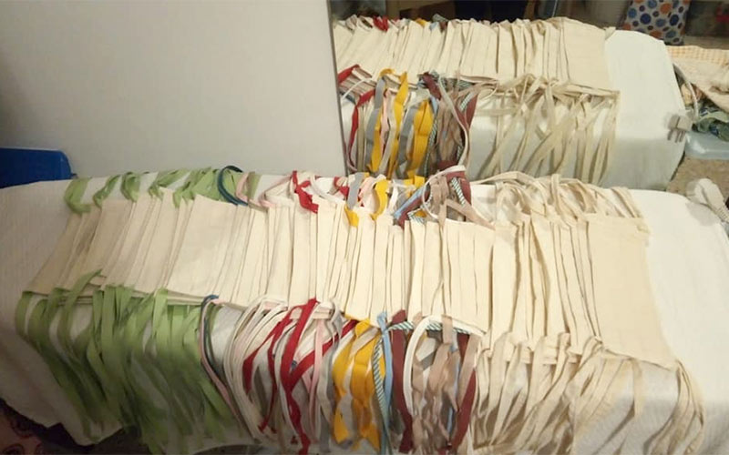 Agradecimiento municipal a los chiclaneros que dedican su tiempo de confinamiento a coser mascarillas solidarias para los sanitarios