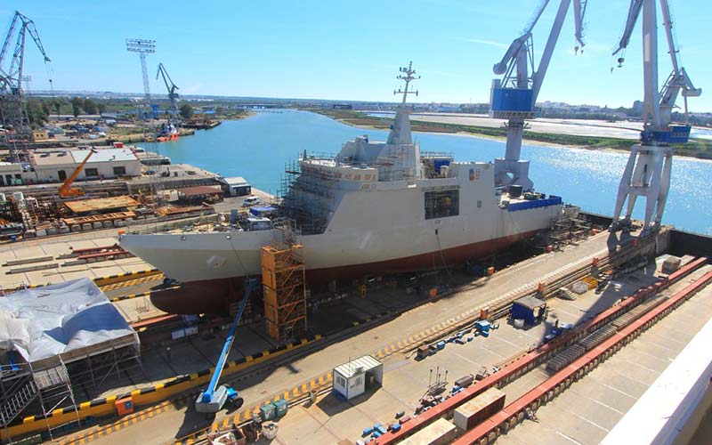 Navantia no logra un contrato con EEUU que no suponía faena en España, pero el PP ya sospecha “lo peor” para los astilleros de la Bahía