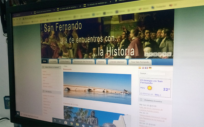 La nueva web de turismo, que costará casi 20.000 euros, tendrá que vender San Fernando como destino “atractivo, cultural y familiar”