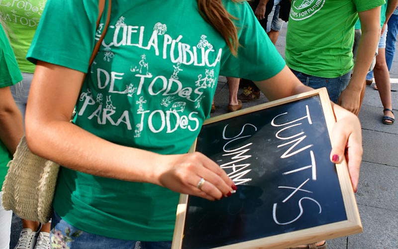 Continúa el “ataque sistemático contra la pública” en Cádiz: la Junta cierra dos líneas de Infantil en La Inmaculada y el Tierno Galván