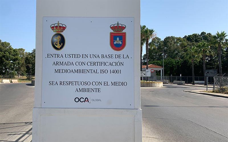 La Base Naval de Rota, con certificación medioambiental