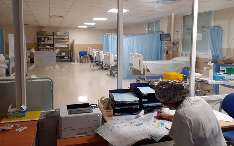 Las Urgencias del Hospital de Puerto Real han atendido ya más de 1.400 pacientes sospechosos de coronavirus; el 29% ingresaron