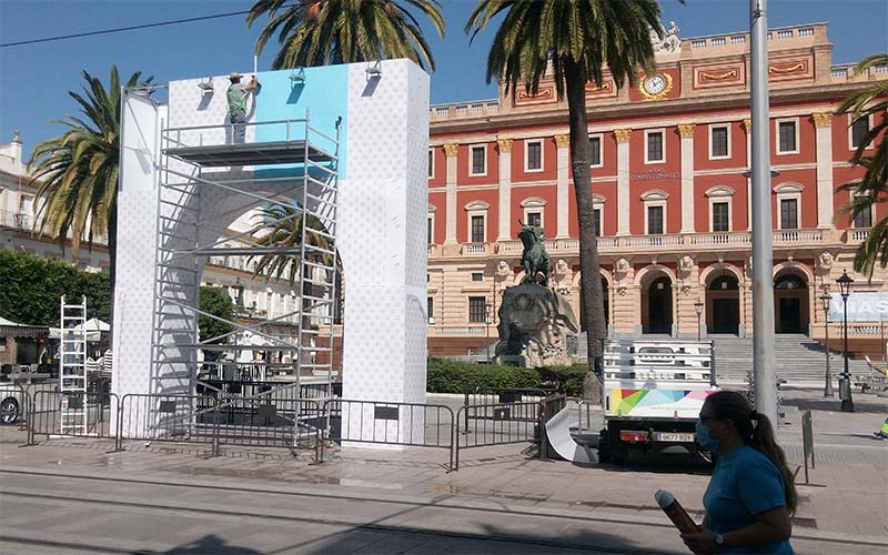 La Isla celebra con distancia social la no-Feria del Carmen y de la Sal