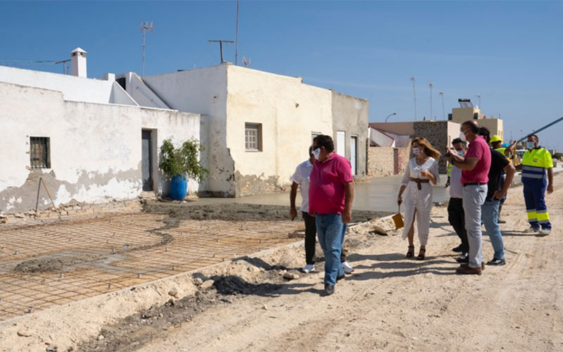 Nueva visita a las obras, ya al 75%, en la trasera de Buen Pastor