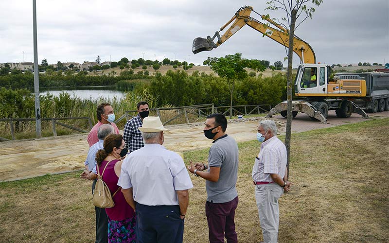 Mejoras para la Laguna de Torrox: “queremos poner en valor este pulmón verde de Jerez” como espacio para familias y deportistas