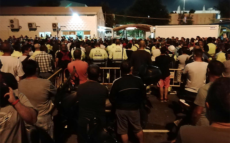 Continúa la huelga de trabajadores de la industria auxiliar de los astilleros gaditanos, y el “intento de criminalización” de su lucha
