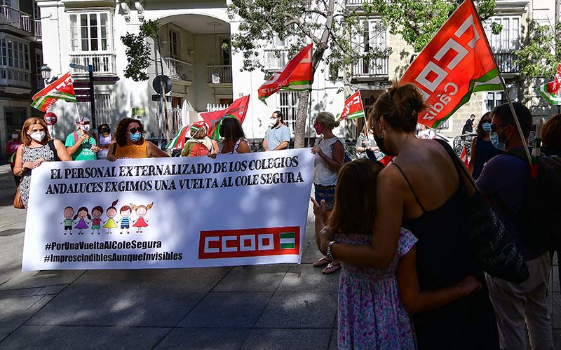 Anunciadas movilizaciones entre la comunidad educativa gaditana por una vuelta al cole “presencial y segura” en tiempos de pandemia