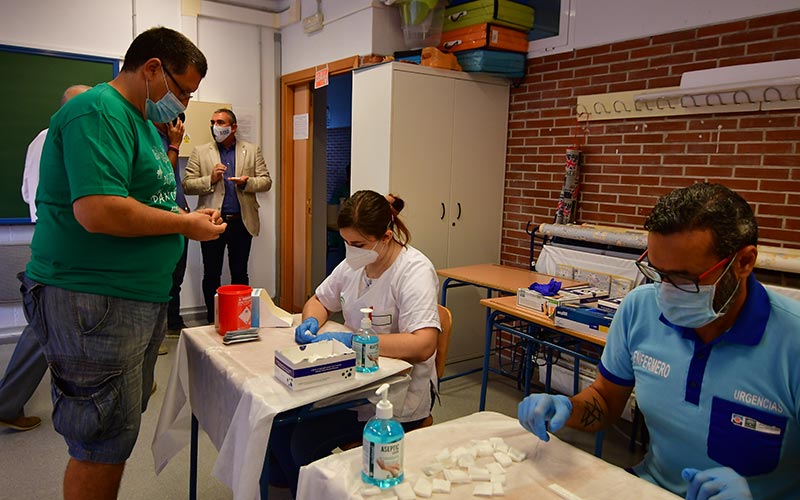 Más de 23.000 test al personal del sistema educativo en la provincia de Cádiz para “garantizar la seguridad” en el inicio del curso escolar