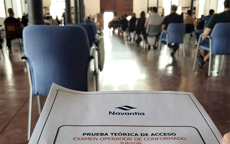 Más de 400 aspirantes a 25 plazas en el astillero de Puerto Real