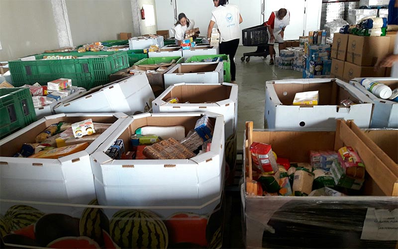 Nueva remesa de alimentos por parte del Ministerio de Agricultura para auxiliar a unos 67.400 gaditanos en riesgo de exclusión social