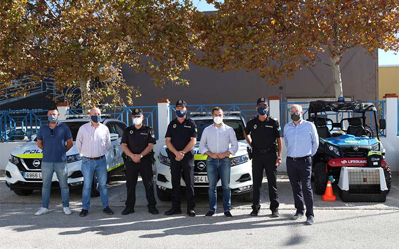 Tres nuevos vehículos para “dignificar” la Policía Local chiclanera
