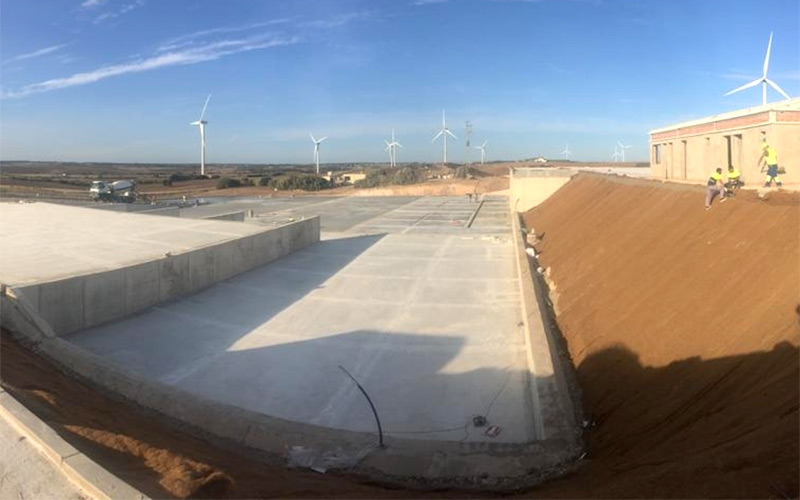 La obra de la planta de transferencia de residuos de La Victoria avanza con vistas a su entrada en funcionamiento a principios del año 2021