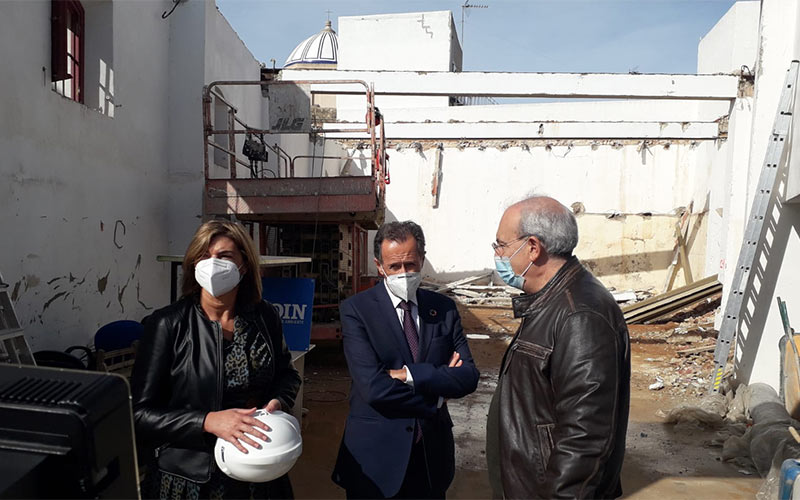 La obra del futuro centro de interpretación del yacimiento fenicio del cerro del Castillo debe estar acabada a finales de 2021