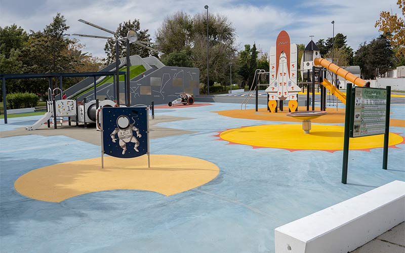 Abre el parque infantil astronómico del Barrero donde aprender jugando: “una atracción turística” para “cambiar el modelo productivo”