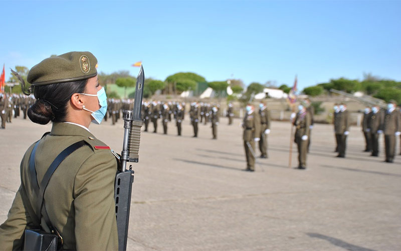 365 nuevos soldados juran bandera en Camposoto en ‘soledad’
