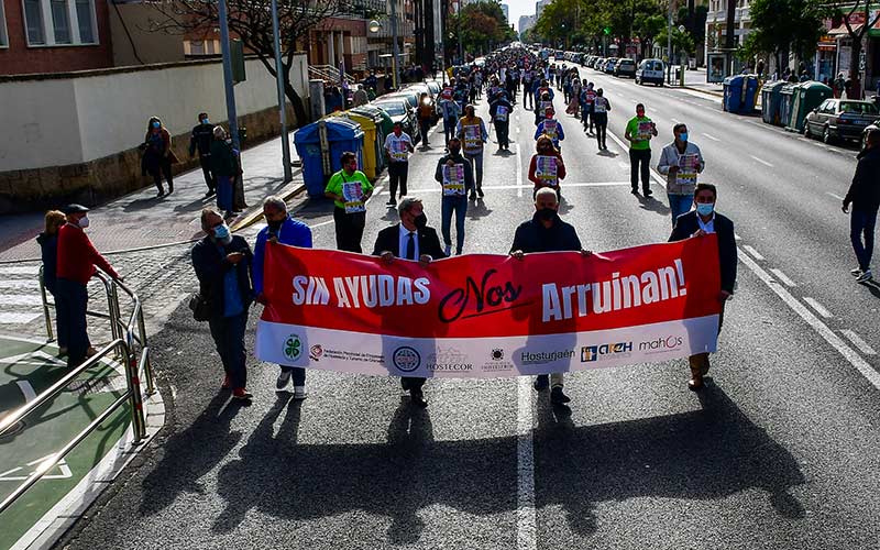 Educación, sanidad y hostelería protagonizan un 12-N de ‘luchas’