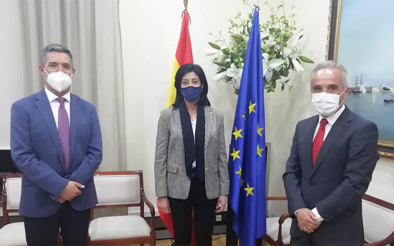 La Base Naval, en el centro de la reunión entre el alcalde roteño y la secretaria de Estado de Defensa