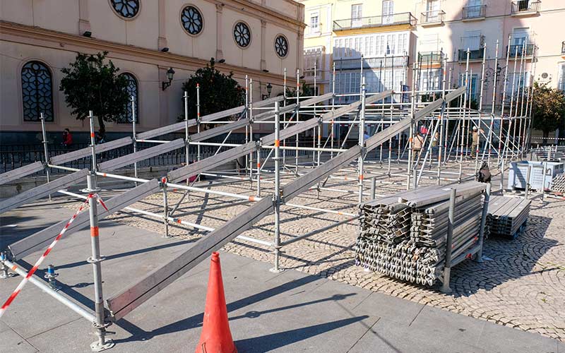La incierta Navidad gaditana ‘disfrutará’ de su pista de hielo