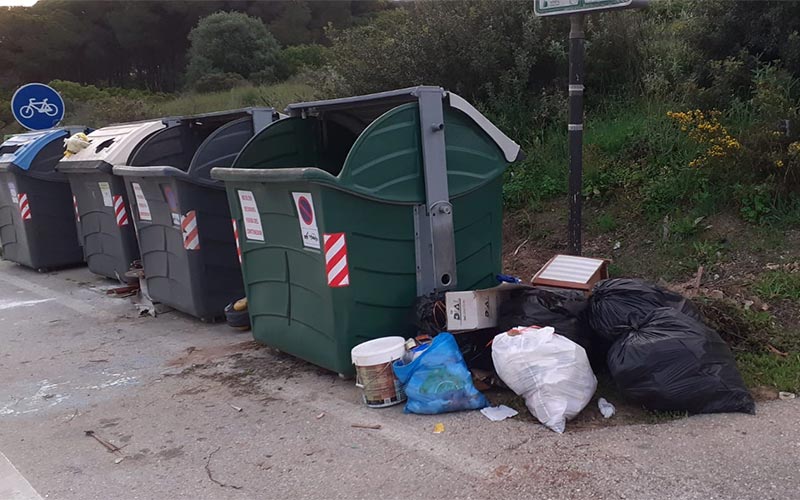 El vertido incontrolado de basura en Chiclana no cesa ni con multas