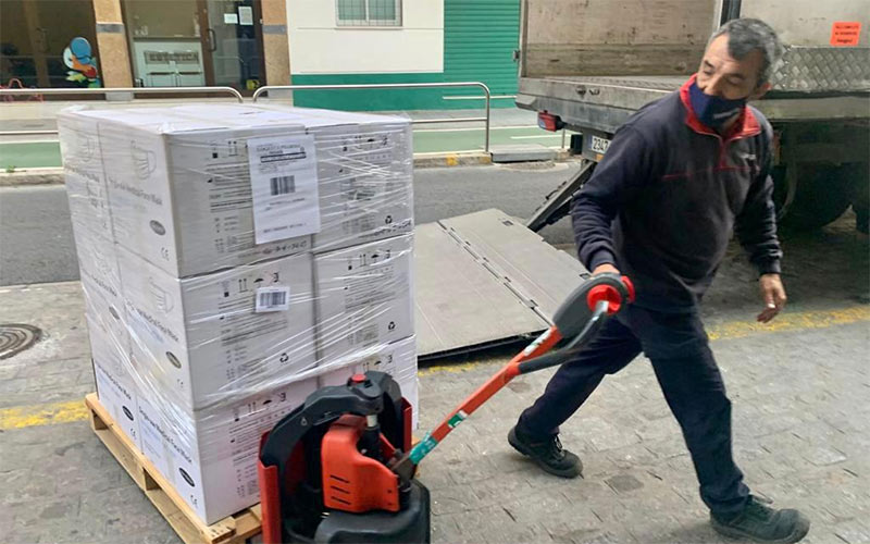 Otras 290.000 mascarillas desde el Estado para ‘proteger’ a gaditanos
