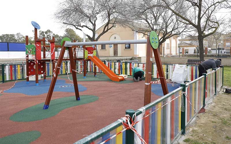 Culmina la ampliación y modernización de parques infantiles roteños