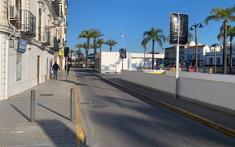 Un mes por delante sin coches para estudiar la viabilidad de la peatonalización de la Alameda del Río