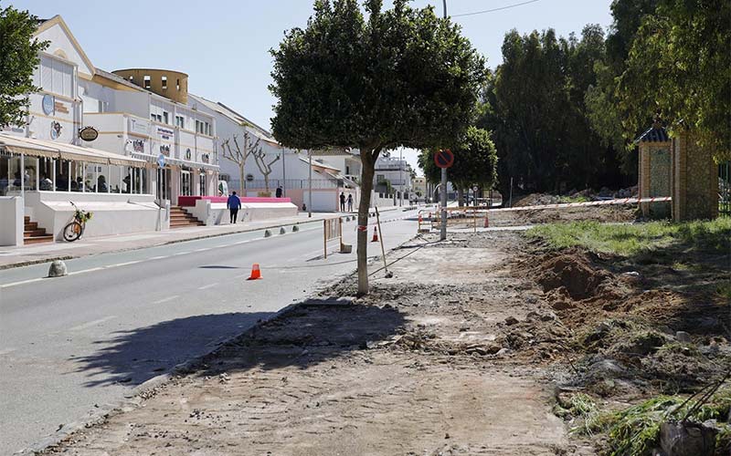 La “mejora integral” de la avenida de la Diputación, en marcha