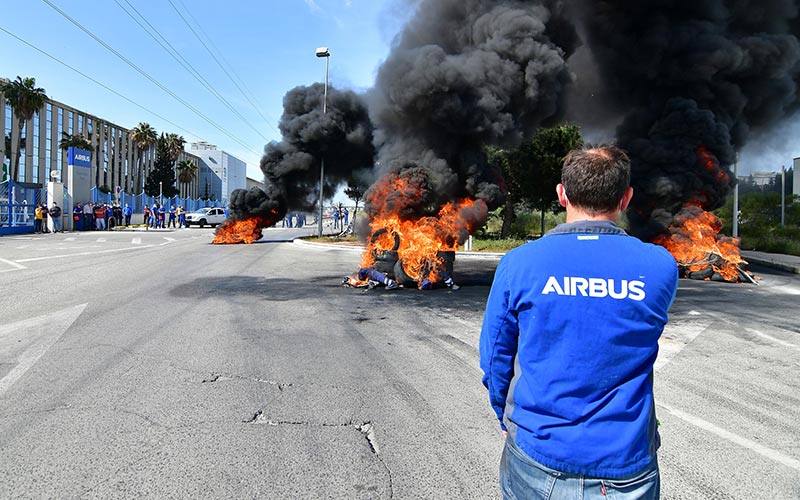 El Congreso apoya medidas para el mantenimiento del empleo en Airbus sin nombrar a Puerto Real; la plantilla retoma las protestas
