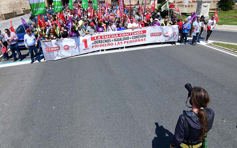 Colectivos sociales demandan a todas las organizaciones sindicales gaditanas un Primero de Mayo “unitario”, sumando no dividiendo