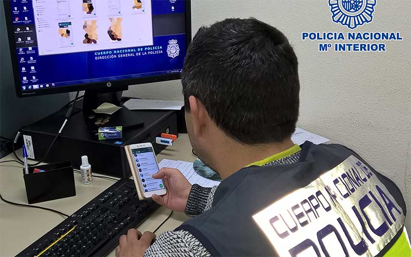 Ocho acusados de tenencia y distribución de pornografía infantil tras una “operación integral” de la Policía Nacional en la provincia de Cádiz