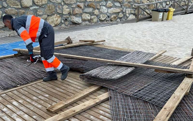 Las playas portuenses sufren un vandalismo nocturno creciente