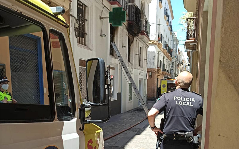 Incendio mortal en una entreplanta de la calle Sacramento