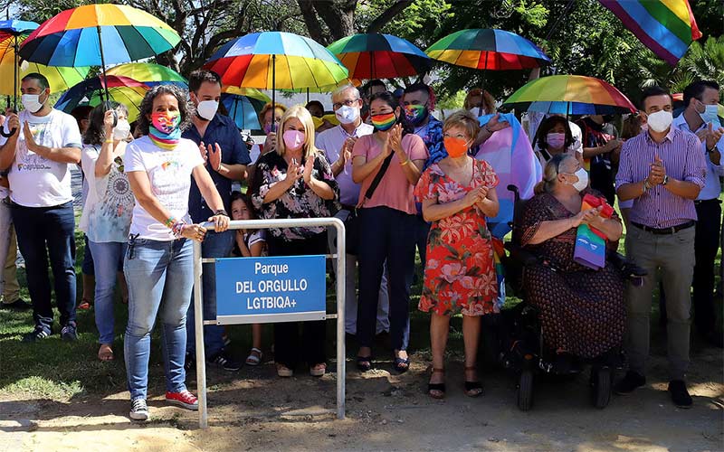 Jerez estrena su parque del Orgullo LGTBIQA+, visibilizando compromiso “con una sociedad diversa y libre”; ya ha sido vandalizado