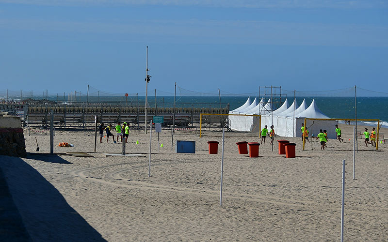 El ‘Cádiz Arena’ convierte la Victoria este verano en sede de competiciones de balonmano, rugby, voley, tenis y fútbol playa