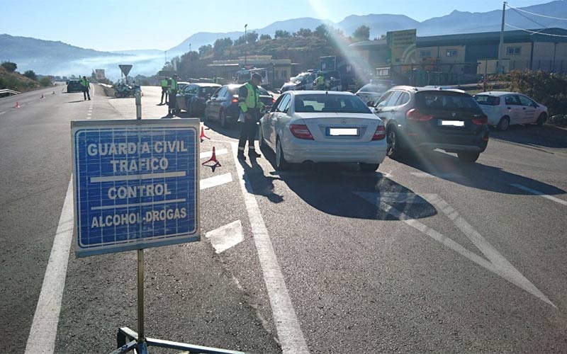 Semana de controles del alcohol y drogas en carreteras gaditanas