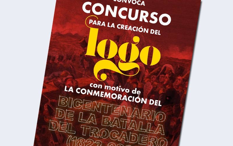 Un premio de 600 euros para el ganador del concurso de ideas para crear el logotipo del bicentenario de la Batalla del Trocadero