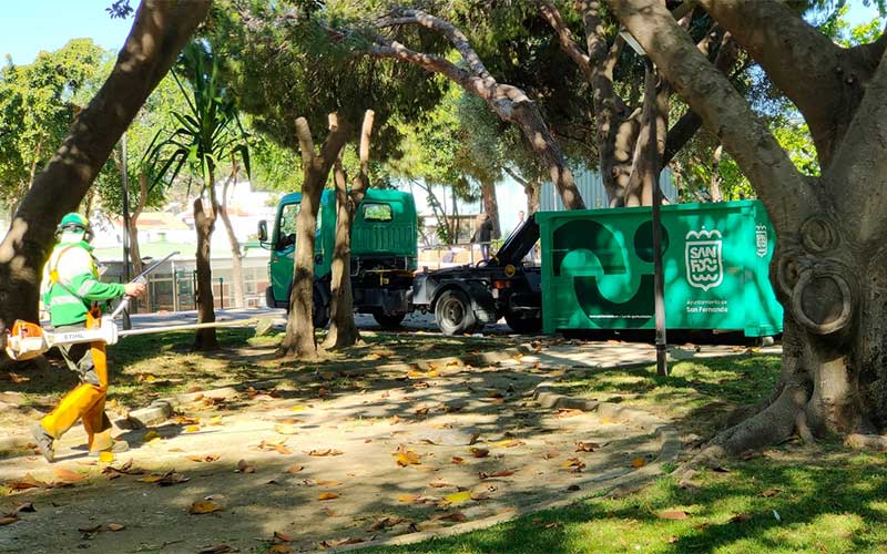 San Fernando cuenta hoy con 7 m2 de zona verde por vecino; ya se trabaja en un ampliado contrato de parques y jardines más ambicioso