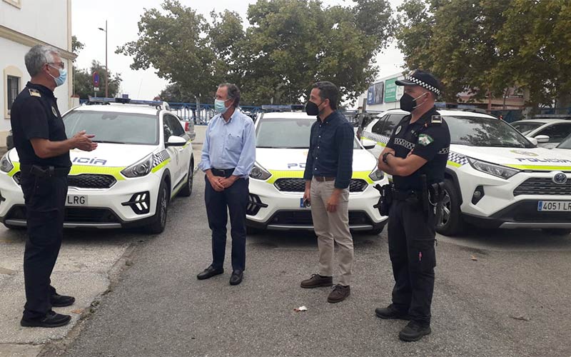 La Policía Local chiclanera estrena nuevos vehículos