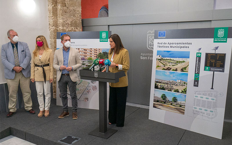San Fernando concurre a fondos Next Generation para su red de aparcamientos tácticos y la reurbanización de la avenida León Herrero