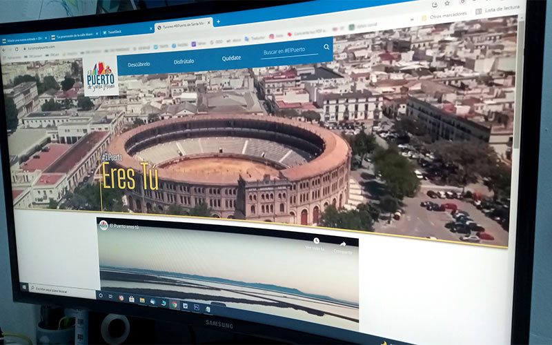 Una web más accesible y atractiva para ‘vender’ El Puerto a los turistas
