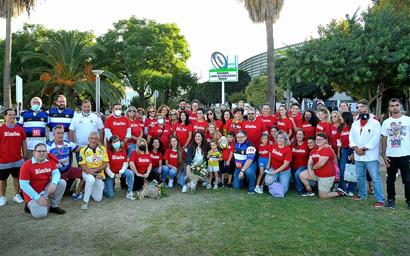Jerez rinde homenaje a la trayectoria, compromiso y ejemplo de ‘Bimba’ bautizando la pradera del Complejo Chapín con su nombre