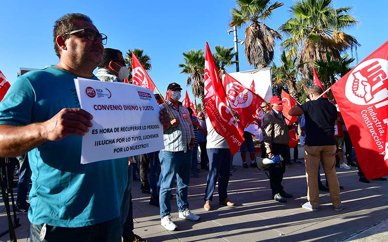 Adelante la huelga en el metal gaditano pese a que la patronal asegura haber puesto “lo que teníamos capacidad de poner encima de la mesa”