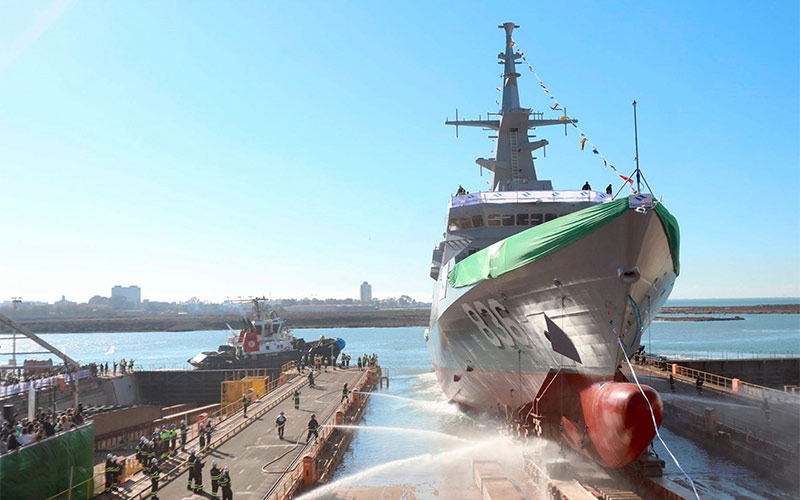 Las cinco corbetas ya están en aguas de la Bahía; Navantia continúa cumpliendo plazos y confía en “reforzar los lazos” con Arabia Saudí