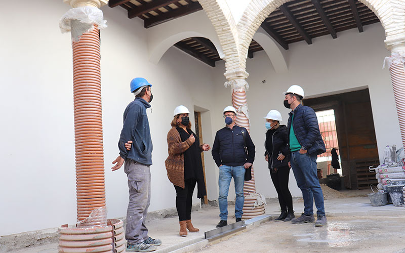 La “recuperación” de la Casa de las Columnas, “a buen ritmo”
