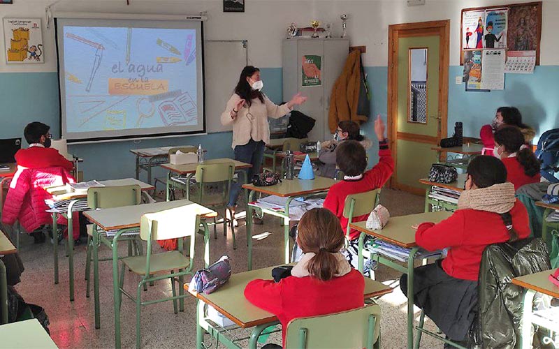 ‘El agua en la escuela’ inicia su tercera edición en colegios de Cádiz tras el parón del curso pasado, esperando llegar a 6.000 escolares