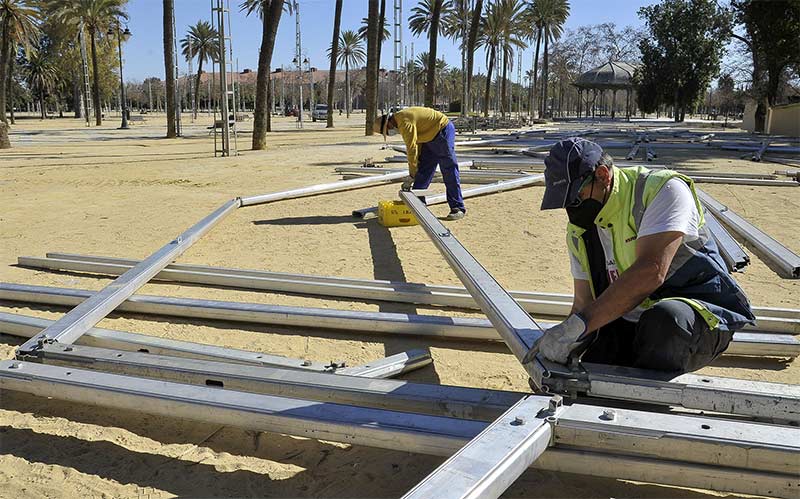 Comienza a ‘levantarse’ la Feria del Caballo 2022