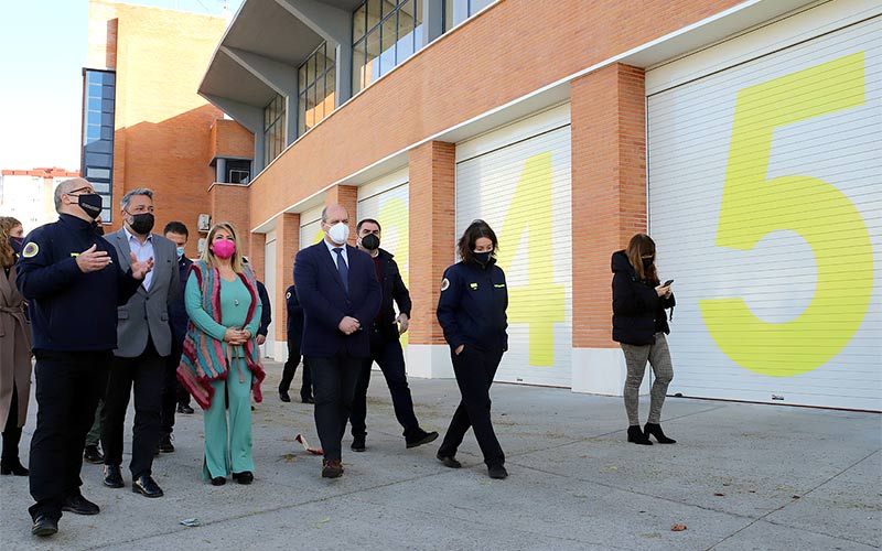 El parque de Bomberos de Jerez luce “renovado” 28 años después