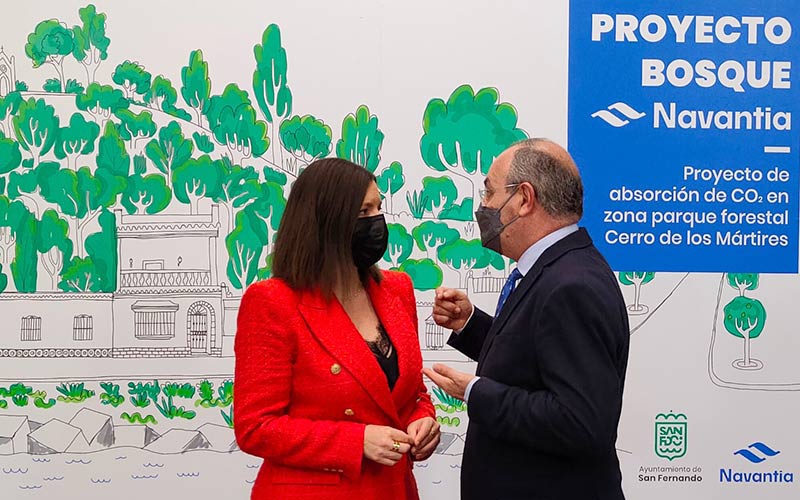 Navantia reforestará parte del Cerro de los Mártires
